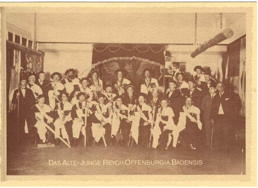 Historisches Foto Offenburgia Badensis